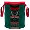 12" Red and Green Christmas Light Storage Organizer with Clear Window